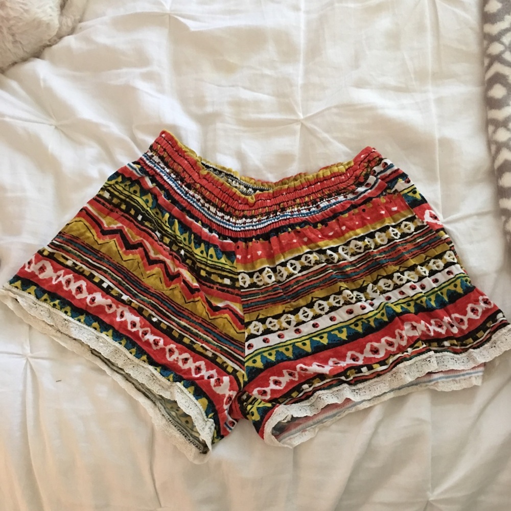 Multi colored shorts